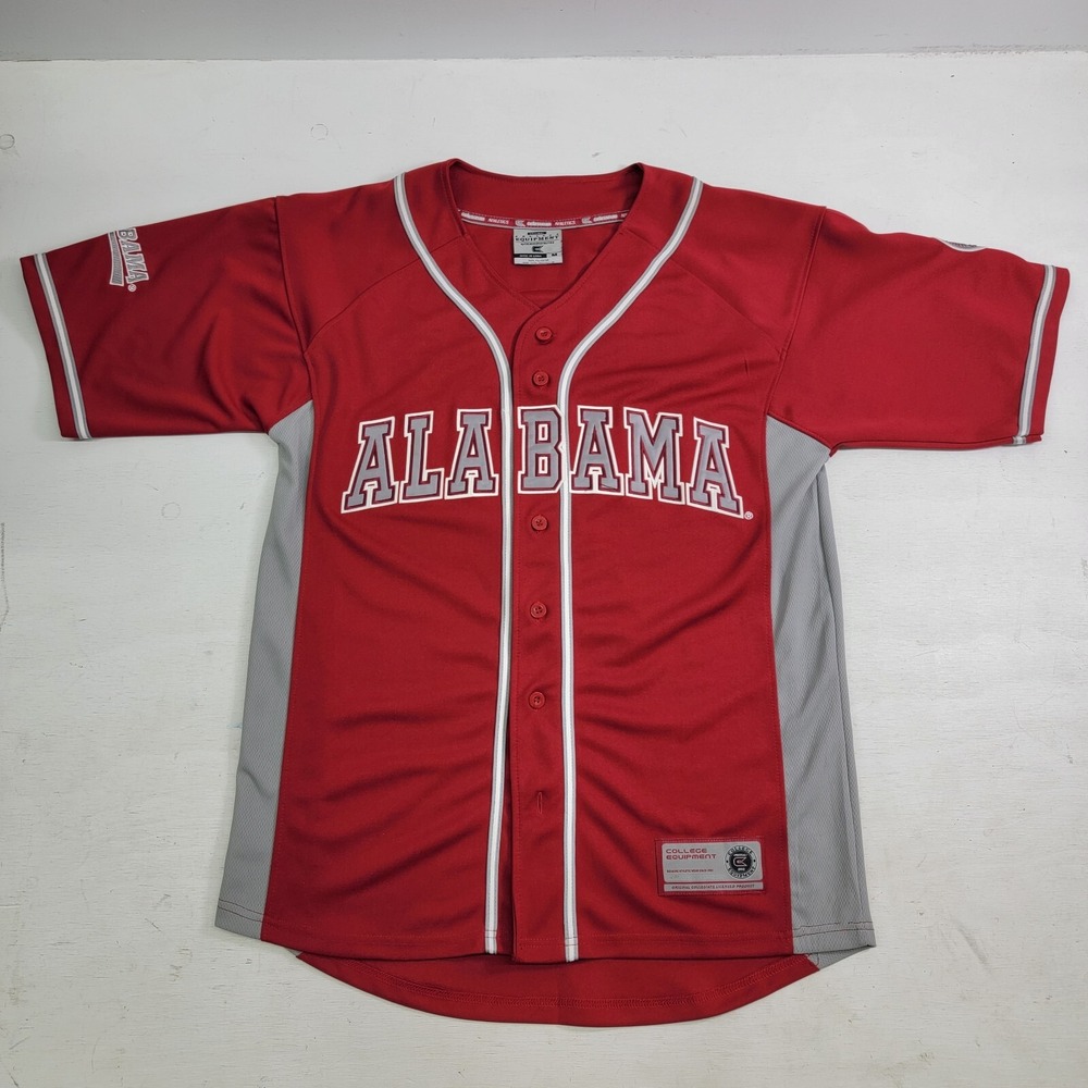 Colosseum Alabama Bama Crimson Tide Game Style Stitched Baseball Jersey Men's M